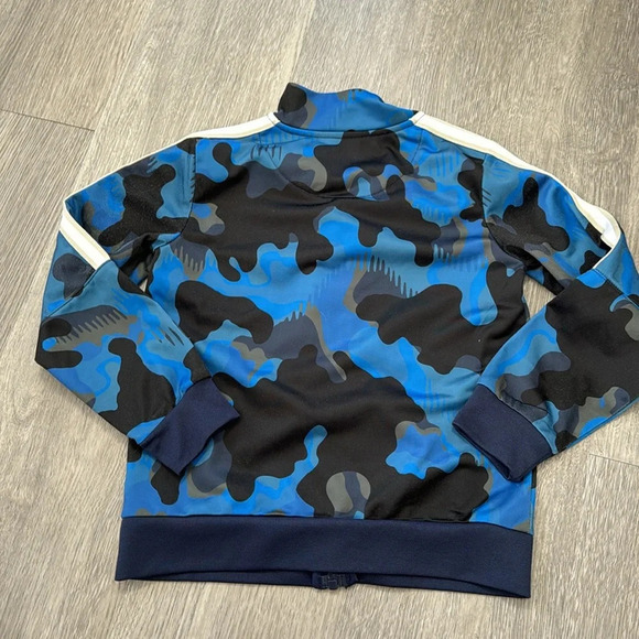 Kid's Blue Zip Up Converse Athletic Track Jacket Size 7 - Picture 7 of 8